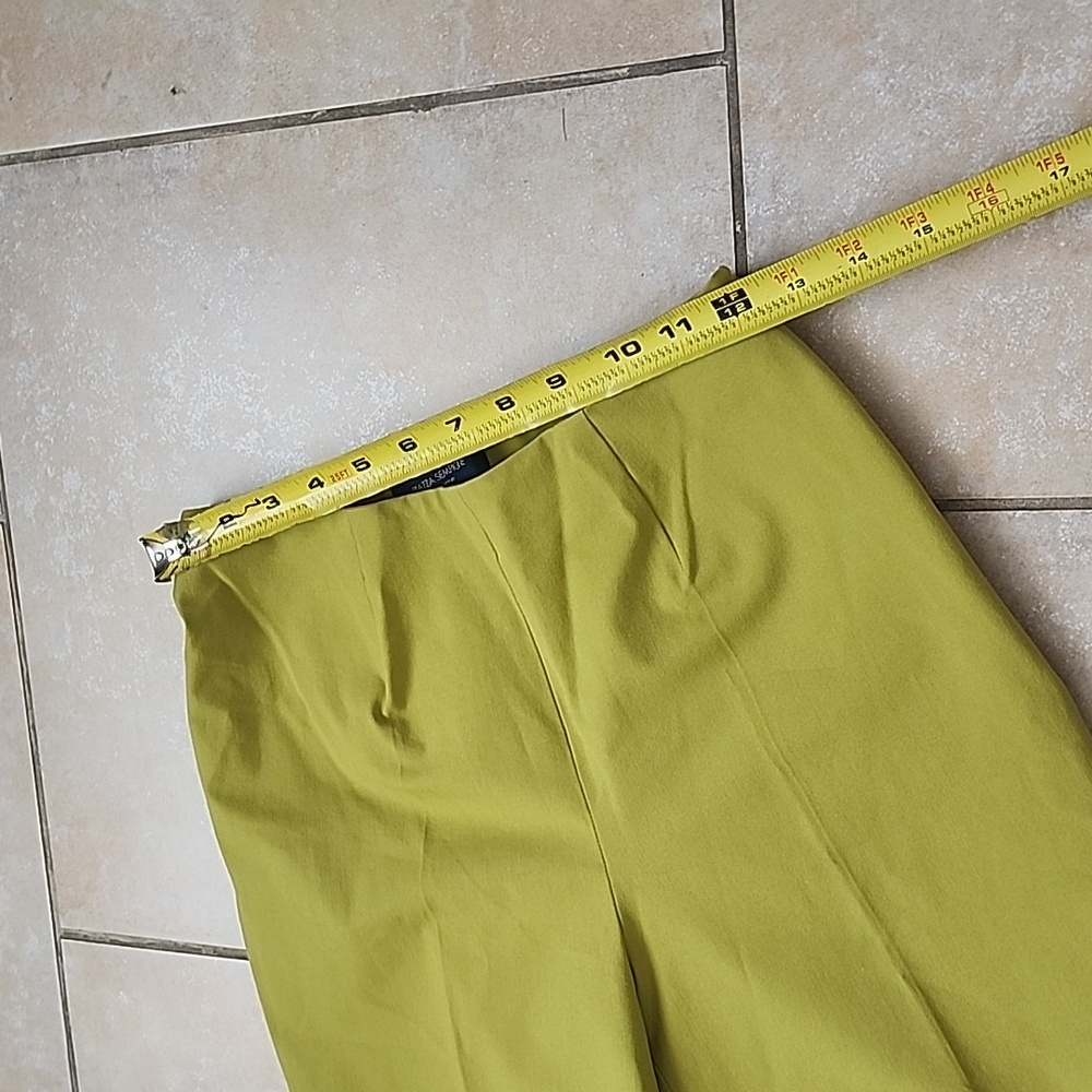 Piazza Sempione Green New Cropped Pants Size Small - Picture 6 of 11